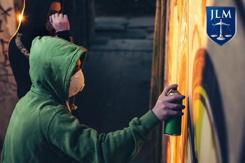 john l michels vandalism charges property damage